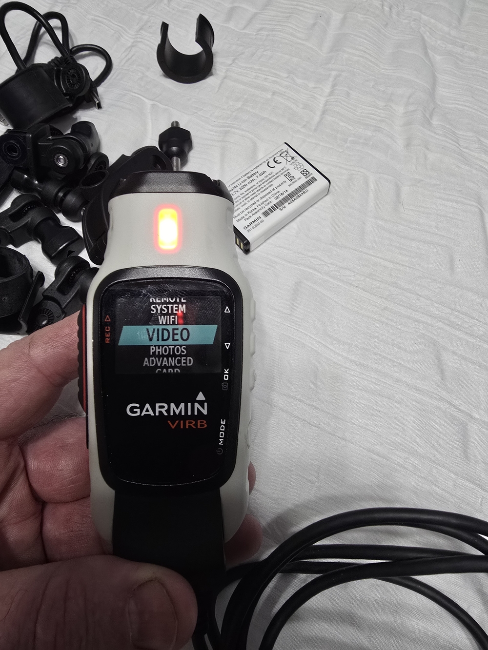 Garmin VIRB Action Camera - White/Black